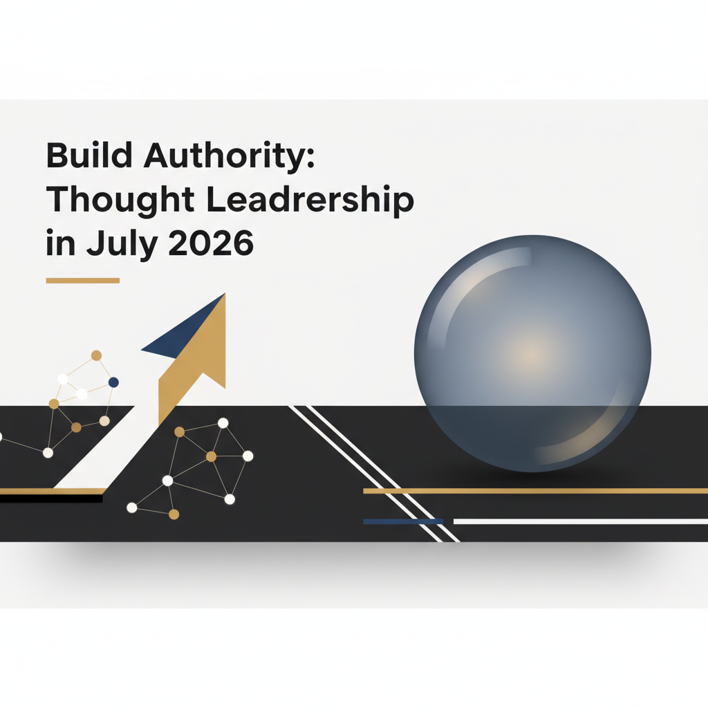 Thought Leadership: Build Brand Authority in 2026